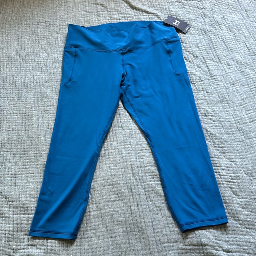 NWT under armour stretchy ankle workout leggings size 2XL